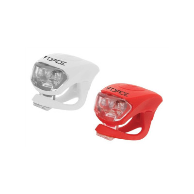 Set lumini Force Double F alb rosu - FRC45446