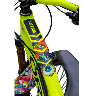 Protectie Cadru Azonic Crank Tip Abtibild,Multicolor - Azonic