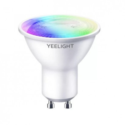 Set 4 Becuri Yeelight LED GU10 Smart Bulb W1, Multicolor, 4.5W, 350 lm