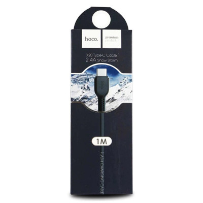 HOCO - Cablu de date (Flash X20) - USB-A la USB Type-C, 10W, 2A, 1,0 m - Negru