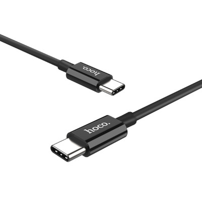 Hoco - Cablu de date Skilled (X23) - USB Type-C la USB Type-C, 15W, 3A, 1,0 m