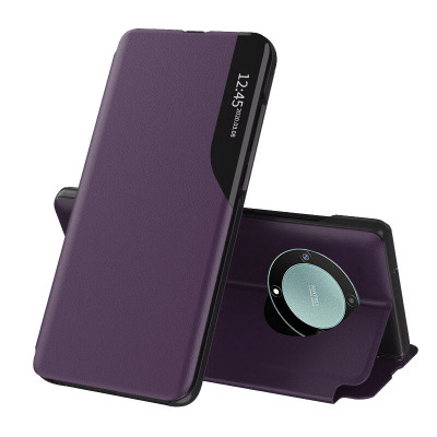 Husa pentru Honor Magic5 Lite tip carte, Skyddar Eco View Leather
