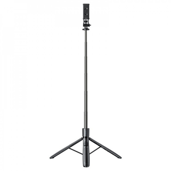 Yesido - Selfie Stick (SF13) - Stable, Adjustable, 360Â° Rotation, Remote Controller, Screw 1/4 Compatible - Black