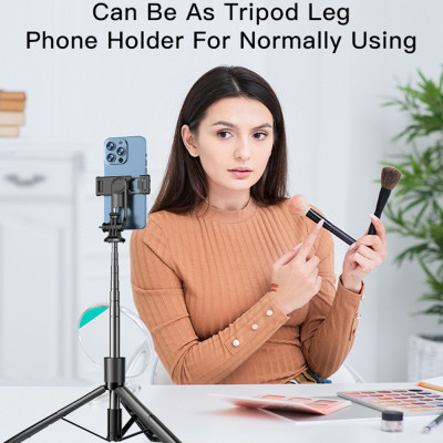 Yesido - Selfie Stick (SF13) - Stable, Adjustable, 360Â° Rotation, Remote Controller, Screw 1/4 Compatible - Black