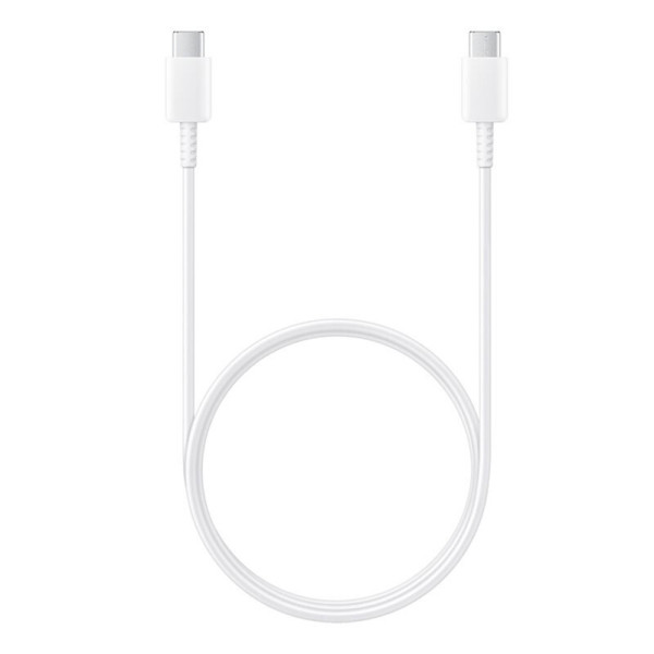 Cablu de date Samsung tip C, 3A, 1m, alb, bulk, EP-DA705BWE
