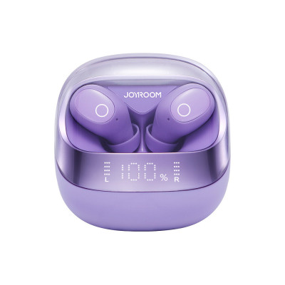 Casti Bluetooth 5.3, True Wireless, Digital Display, IP54 -JoyRoom (JR-DB2) - Purple