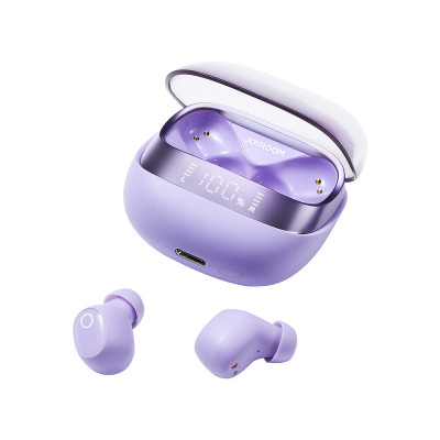 Casti Bluetooth 5.3, True Wireless, Digital Display, IP54 -JoyRoom (JR-DB2) - Purple