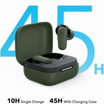 Casti Bluetooth TWS, Noise Cancelling, Touch Control, IP54 - Anker SoundCore P30i (A3959361) - Green