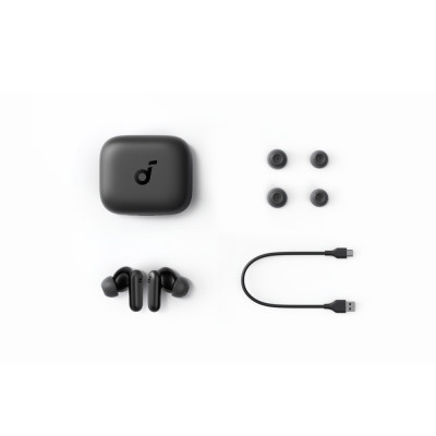 Casti Bluetooth TWS, Noise Cancelling, Touch Control, IP54 - Anker SoundCore P30i (A3959311) - Black