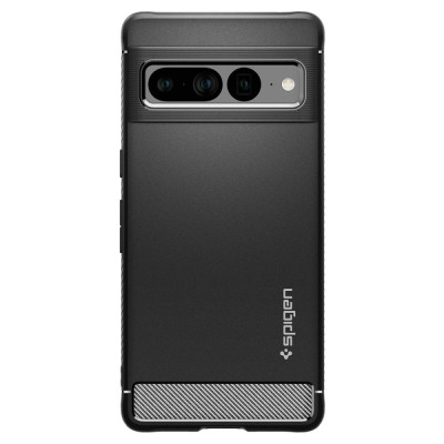 Husa pentru Google Pixel 7 Pro - Spigen Rugged Armor - Matte Black