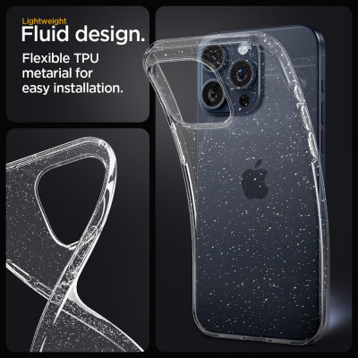 Husa pentru Google Pixel 9 Pro - Techsuit SparkleSkin Series - Clear