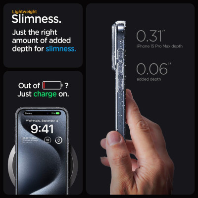Husa pentru Google Pixel 9 Pro - Techsuit SparkleSkin Series - Clear