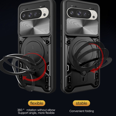 Husa pentru Google Pixel 9 , 9 Pro - Techsuit CamGuard Pro - Red
