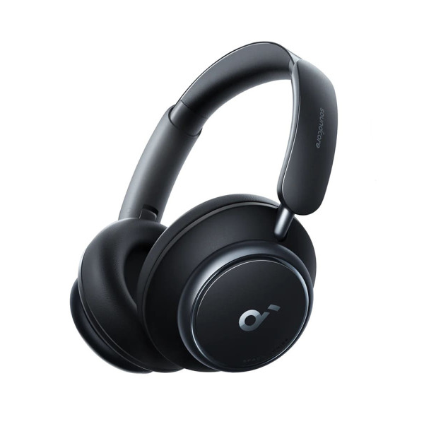 Casti On-Ear Bluetooth 5.3, Noise Cancelling, USB-C, Anker Space Q45 (A3040G11), negru
