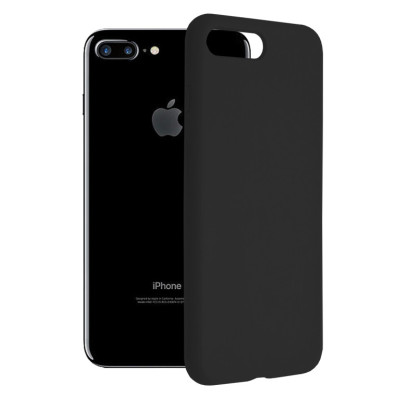 Husa pentru iPhone 7 Plus / 8 Plus - Techsuit Soft Edge Silicone - Black