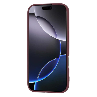 Husa pentru iPhone 16 Pro Max , Techsuit SoftFlex , plum red