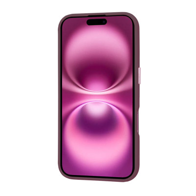 Husa pentru iPhone 16 Plus, Techsuit HaloFrost MagSafe Series, Bordeaux