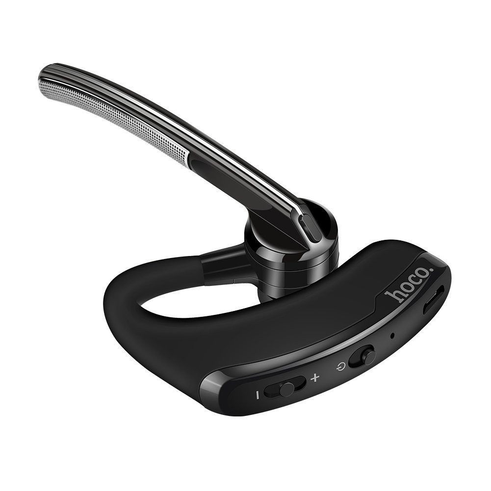 Casca Bluetooth handsfree cu microfon Hoco E15, negru