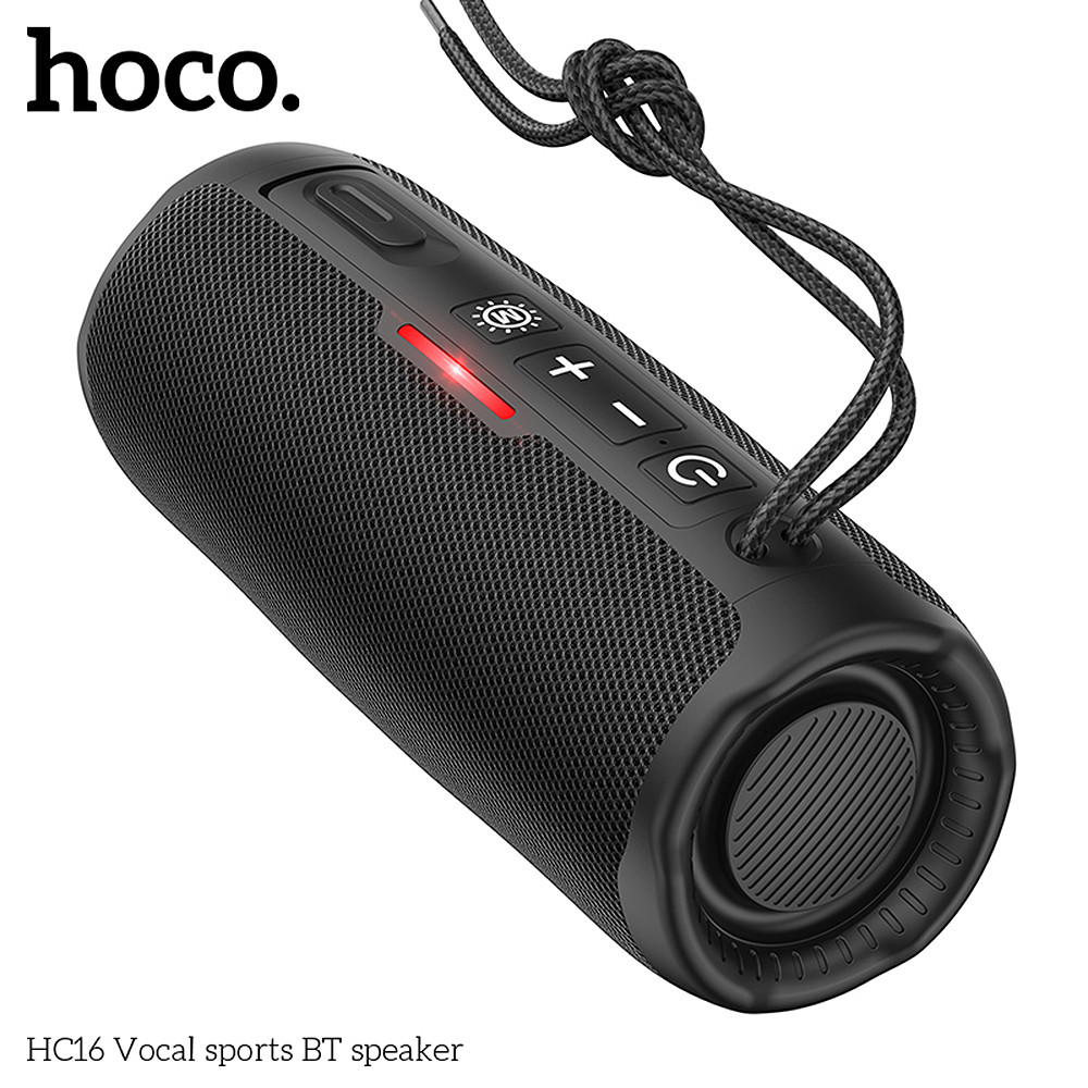 Boxa handsfree wireless portabila TWS 10W Hoco HC16, negru